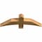 Ekena Millwork Bellingham Rough Sawn Timber Gable Bracket, Western Red Cedar, 36"W x 12"H x 4"D x 4"F, 8/12 Pitch GBW036X12X0404BEL00RWR - alternate 5